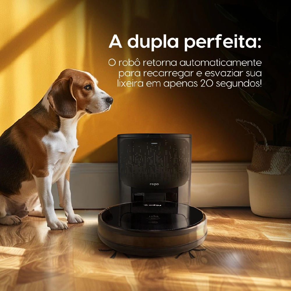 Robô Aspirador Ropo Smart Pet Pro110V
