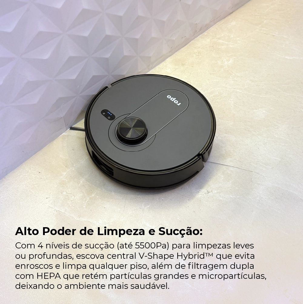 Robô Aspirador - Ropo Vision Pro 220V